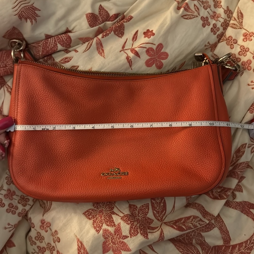 Coach Vibrant Orange Shoulder Bag - Picture 7 of 9